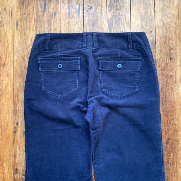 Gap Women’s Navy Corduroy Low Rise Boot Cut Flare Pants - Picture 5 of 7